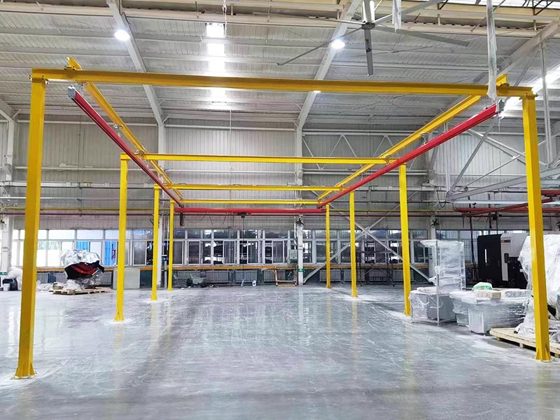 KBK柔性起重機在重汽數控車間中的應用