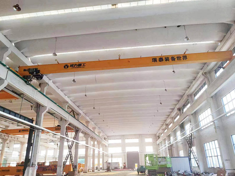 10t歐式單梁起重機在湖南某工廠車間中的應用